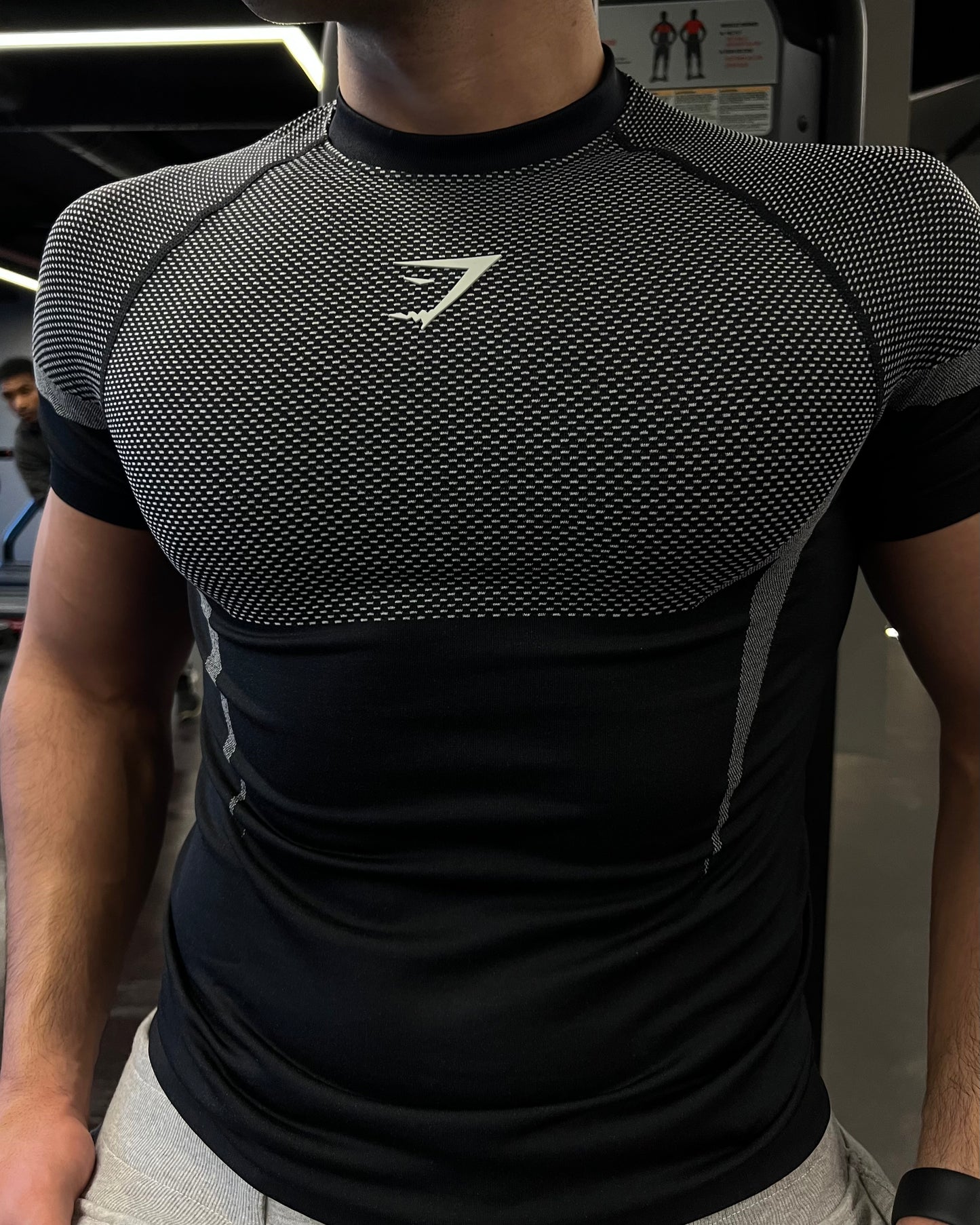GYMSHARK ONYX V5 BLACKxGREY