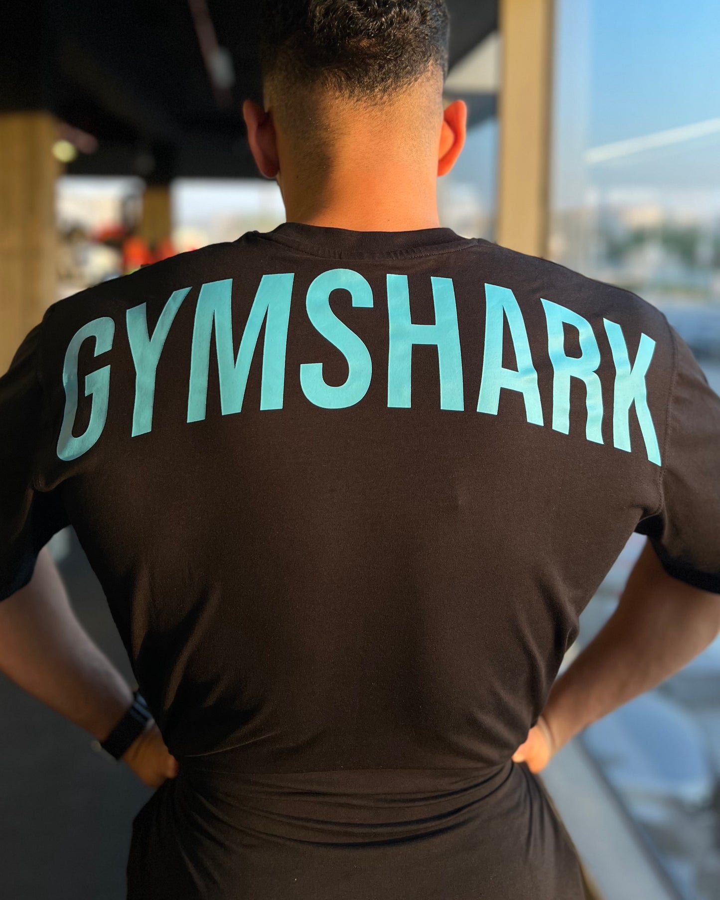 GYMSHARK PUMP COVER BLUE